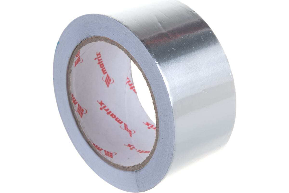 ЛЕНТА КЛЕЙКАЯ АЛЮМИНИЕВАЯ 50ММХ25М MATRIX 89076