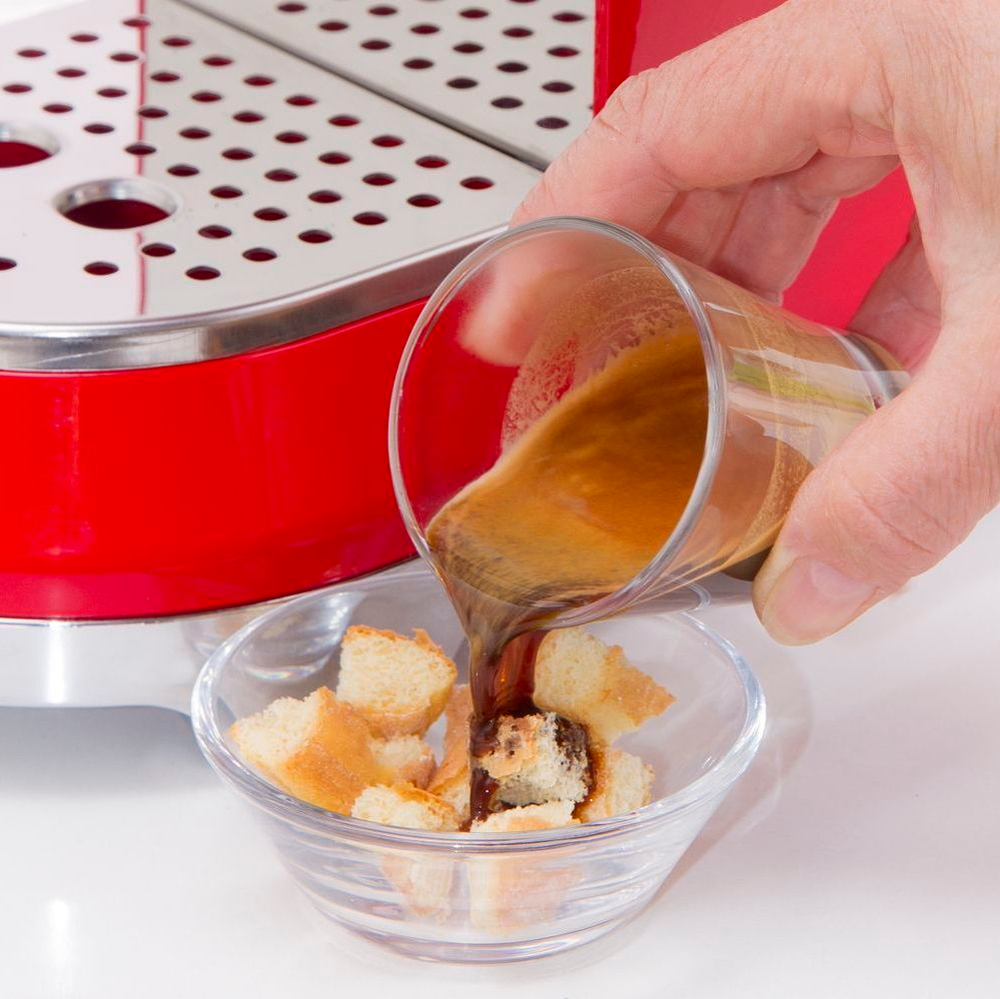 Кофемашина эспрессо Smeg Стиль 50-х годов красная Италия детали кофе