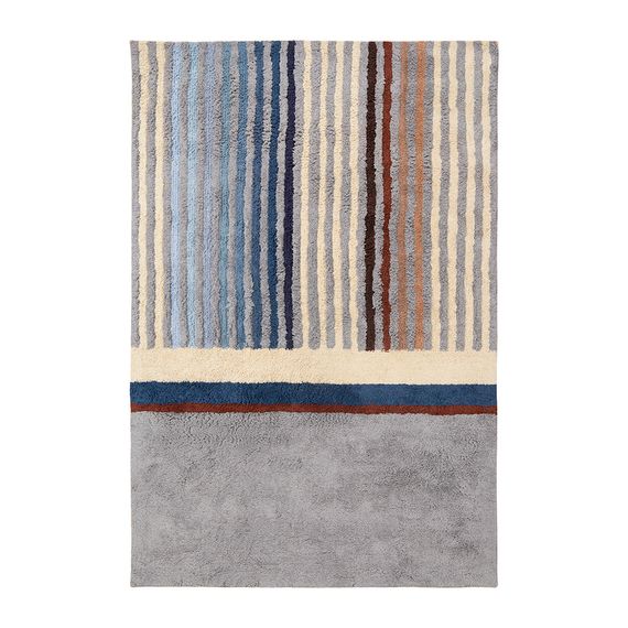 Ковер из хлопка с рисунком Tulip Garden из коллекции Terra, 120х180 см