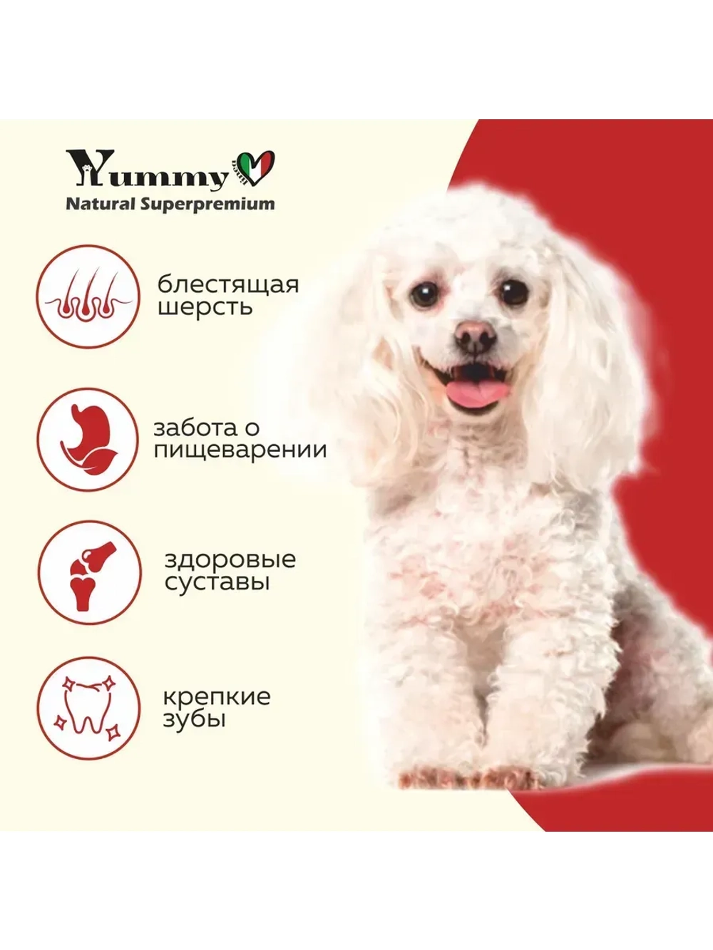 Корм для взрослых собак малых пород, ягненок 800 гр