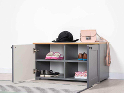 Прихожая Остин 1 Серый графит/Дуб Вотан