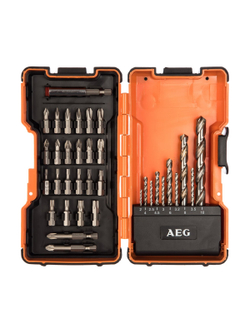 Набор сверл и бит 35 предметов AEG 4932352249