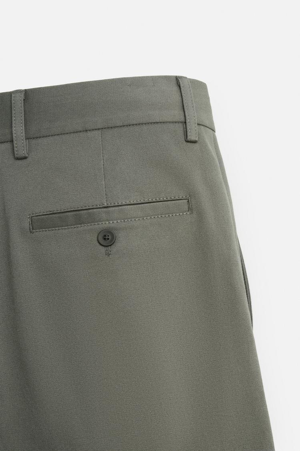 ZARA БРЮКИ ЧИНОС REGULAR-FIT, ХАКИ