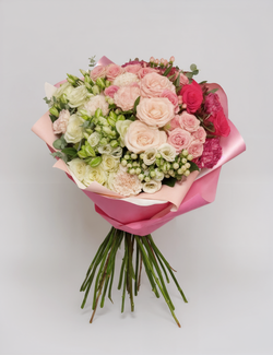 Букет с розами Инь и Янь