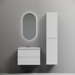 Тумба с раковиной Sancos Folk 70 FL70W белая матовая