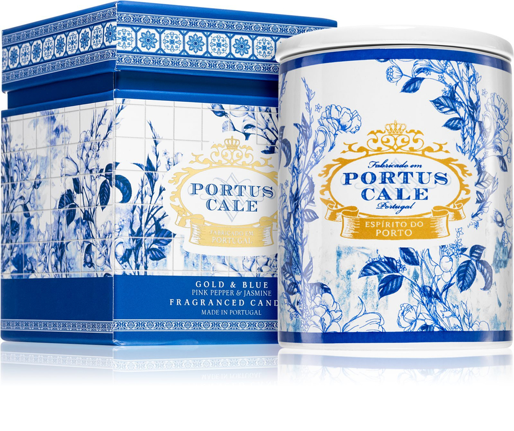 Castelbel  Portus Cale Gold & Blue - ароматическая свеча /   210  g  / GTIN 827553223010