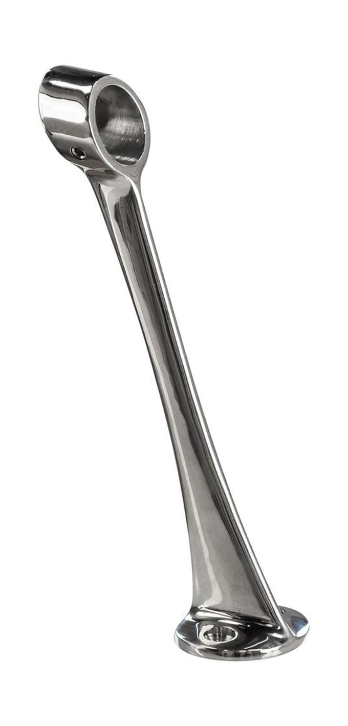 Стойка поручня проходная под трубу 7/8" (22 мм), продольная, высота 152 мм