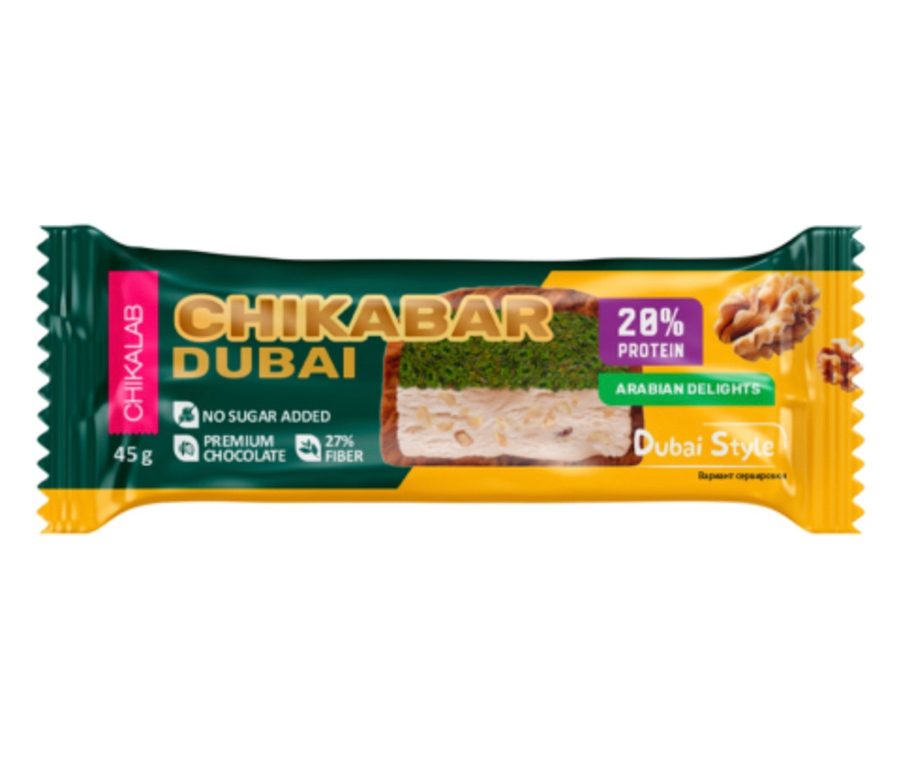 ChikaLab ChikaBar Dubai Протеиновый батончик (45 гр.)
