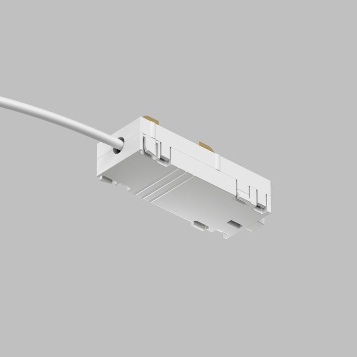 Подвод питания для шинопровода Denkirs Smart Base TR2100-WH