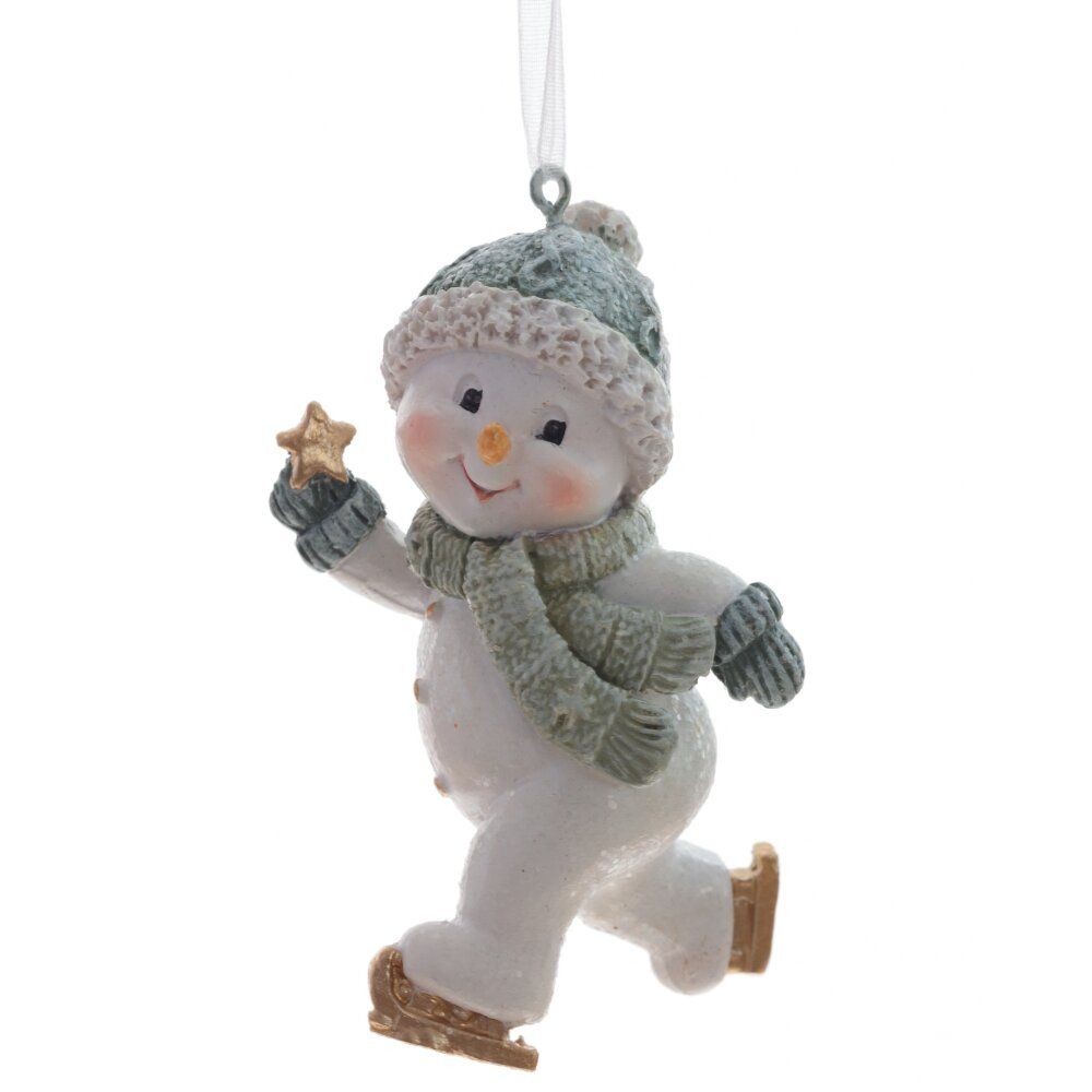 GAEM Изделие декоративное подвесное "Снеговик", L5 W4 H7,5 см, 2в.