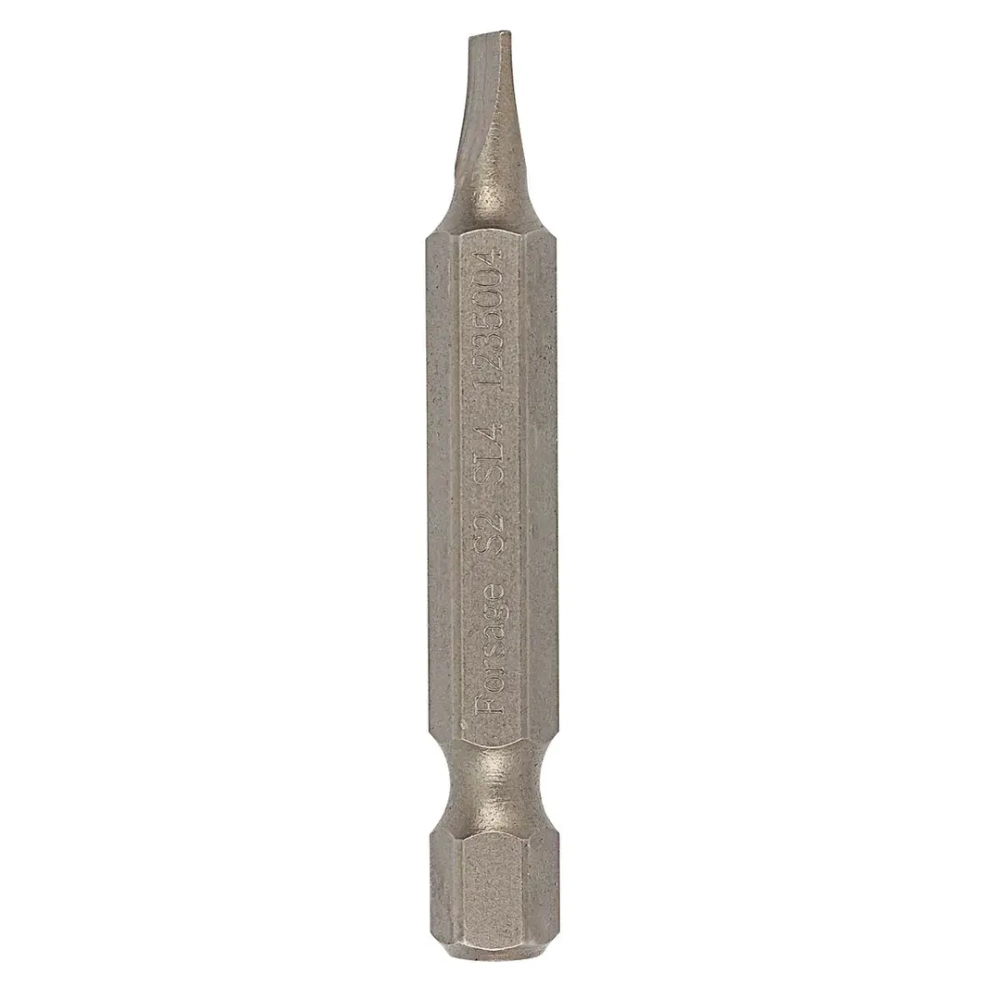 Бита шлицевая 0.8х4мм, 50мм,1/4''(10шт/уп) Forsage F-1235004