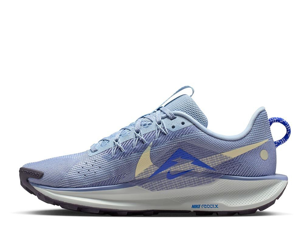 Кроссовки для бега женские Nike ReactX Pegasus Trail 5 W Фиолетово-голубые