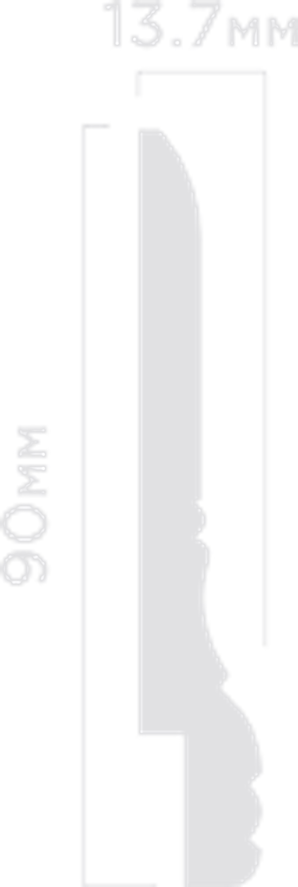 Плинтус HiWood, 90x13,7 мм