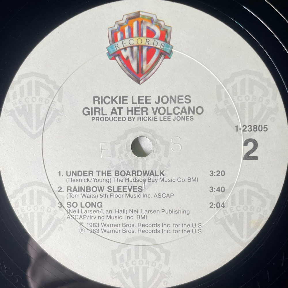 Rickie Lee Jones ‎– Girl At Her Volcano (США 1985г.) 10"