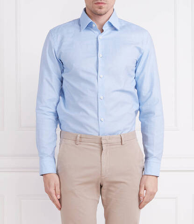 рубашка c-hal-kent-c4-232 BOSS BLACK - голубой(50490426)