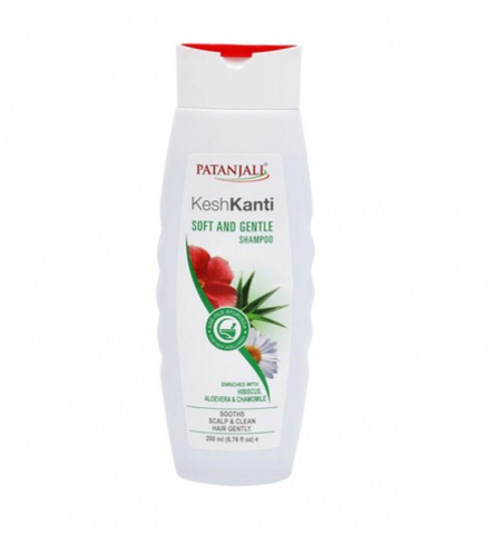 PATANJALI Kesh Kanti Soft And Gentle Shampoo Мягкий шампунь для волос Кеш Канти 200мл