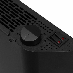 Конвектор электрический Denzel XCE-1500B, 230 В, 1500 Вт, черный, сушилка, колеса, Х-элемент, 98128