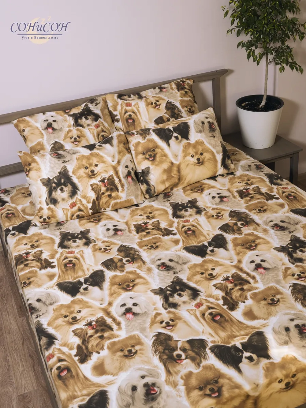 Простынь евро 240х220 см, 100% хлопок