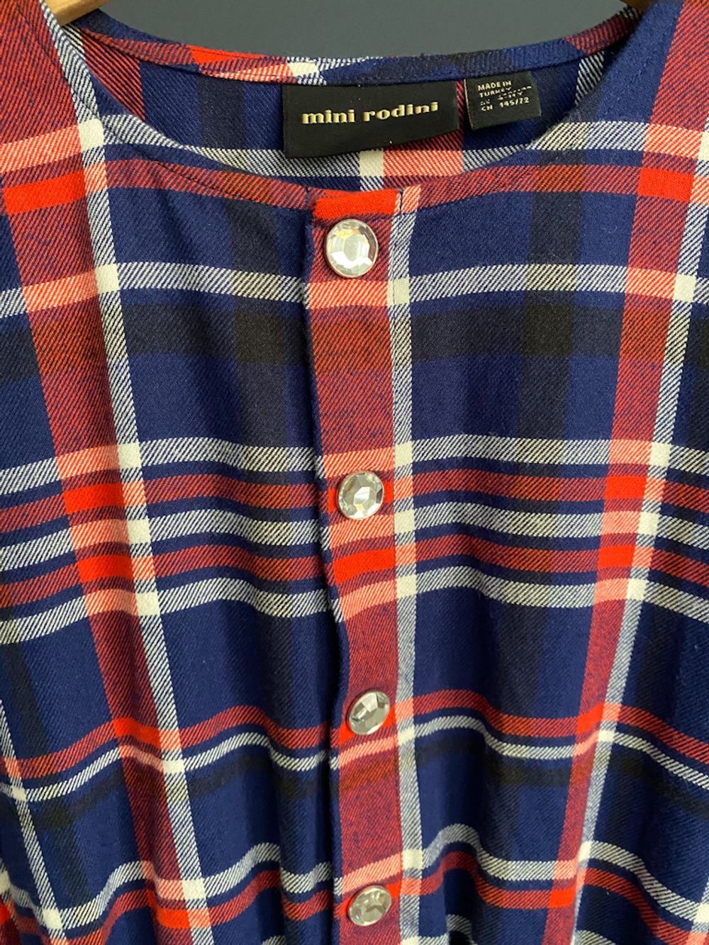 Хлопковое платье Mini Rodini, 146