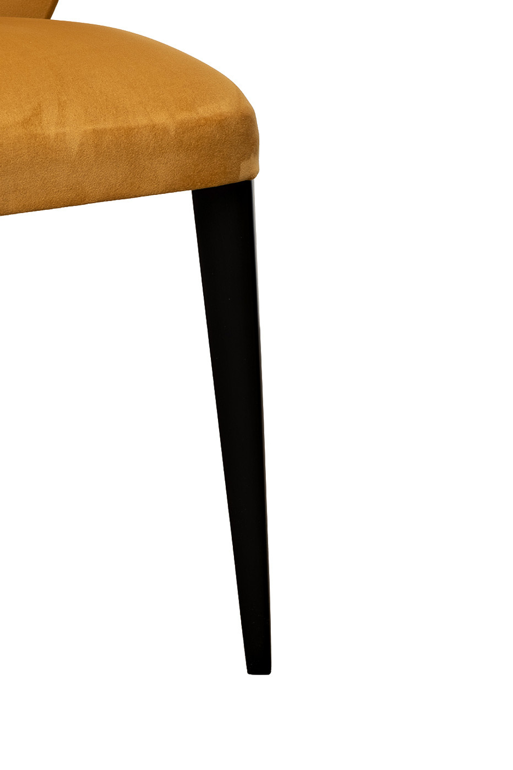 Стул 81x47x50см Garda Decor Unico дизайнерский велюровый горчичный