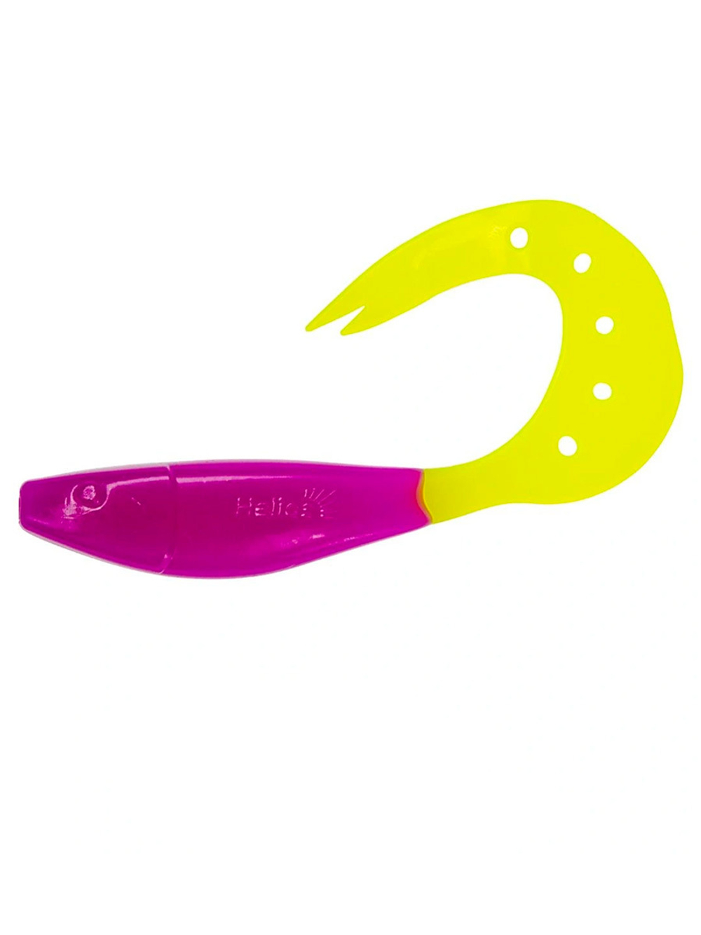 Твистер несъедобный Helios Kasandra 4"29/10,9см Lime 100шт. (HS-34-008-N)