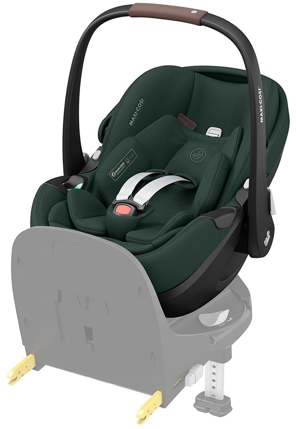 Коляска детская Maxi-Cosi Oxford Plus 3 в 1 с автокреслом Pebble 360 Pro Twillic Green 1978390110 PlusTwillic Black/Черный