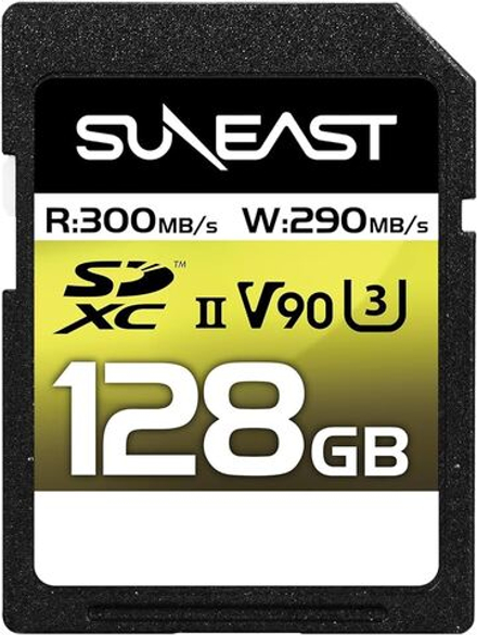 Карта памяти Suneast ULTIMATE PRO SDXC 128GB UHS-II U3 V90, R/W 300/290 МБ/с