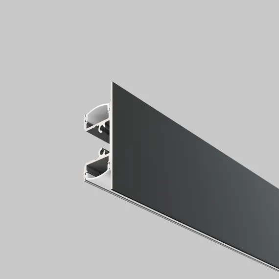 Алюминиевый профиль накладной 18x48 (Черный, 2 м), ALM-1848-B-2M Led Strip alm-1848-b-2m