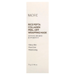 Nacific, отшелушивающая тканевая маска с коллагеном и рисом Pepta, 70 г (2,46 унции)