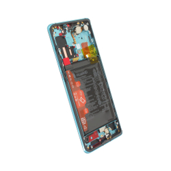 Huawei P30 Pro (VOG-L09) / (VOG-L29) Дисплей (в сборе с тачскрином и аккумулятором) (в рамке) (ORIG-SP)