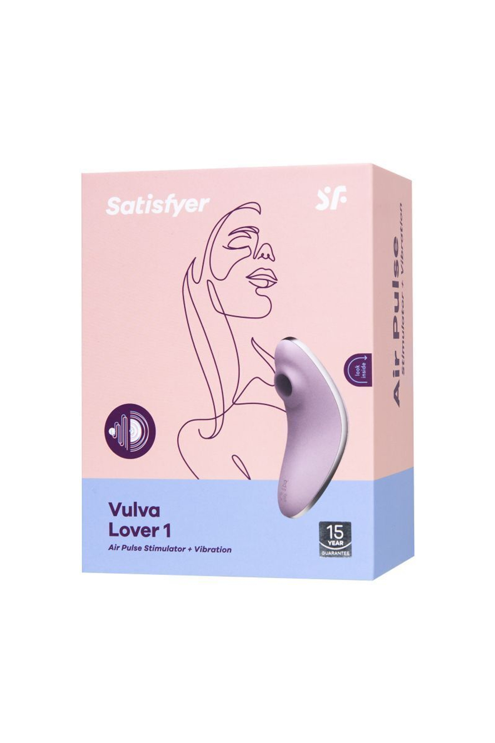 Сиреневый вакуум-волновой вибростимулятор клитора Satisfyer Vulva Lover 1 (Цвет: сиреневый)