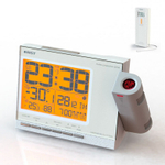 Проекционные часы c радиодатчиком RST meteo projection Q764, слоновая кость