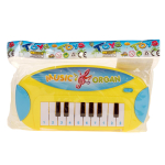 Пианино 22см, желтый, пакет 21-16