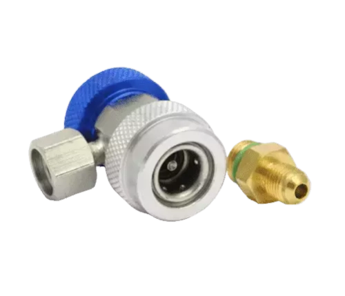 Быстросъёмная муфта с вентилем DSZH QC-19L (с переходником 14мм - 1/4")