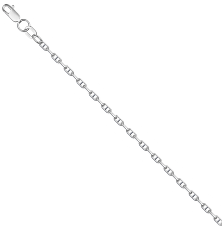 Цепь “Якорь "Морской" с алмазной гранью”