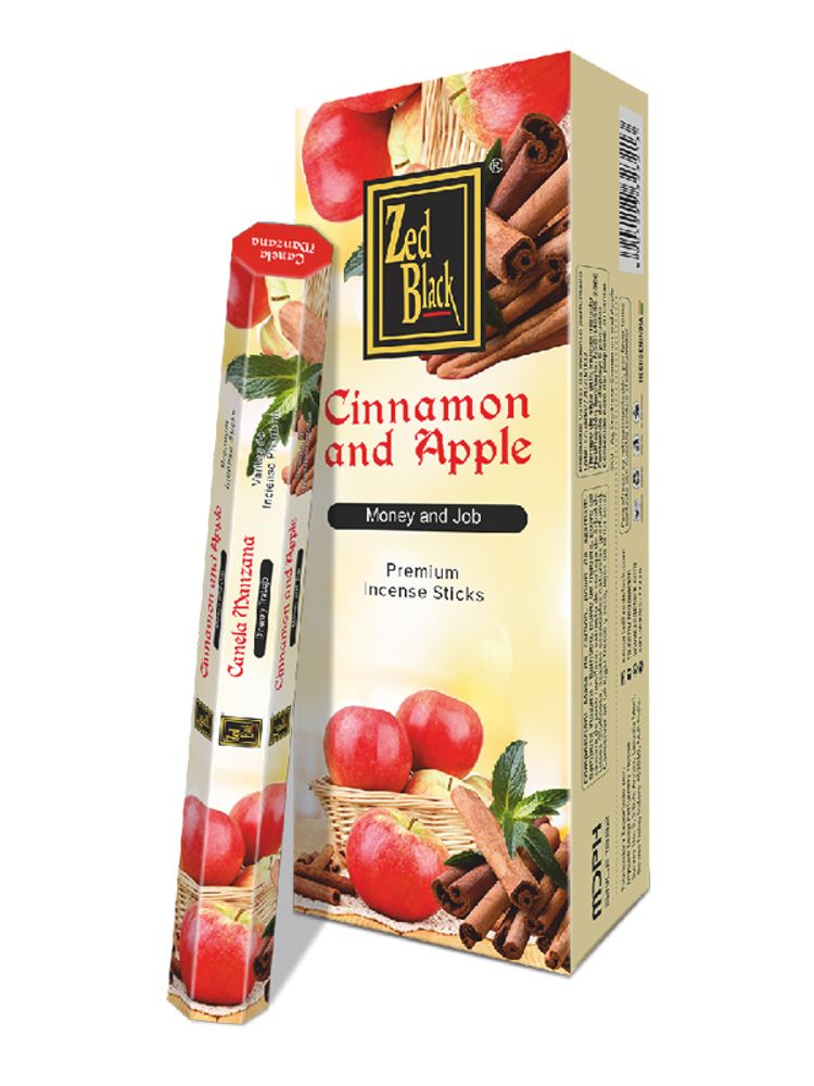 Zed Black Spanish Series Cinnamon and Apple шестигранник Благовоние Корица Яблоко
