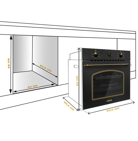 Электрический духовой шкаф Amir BE6 A RSTB