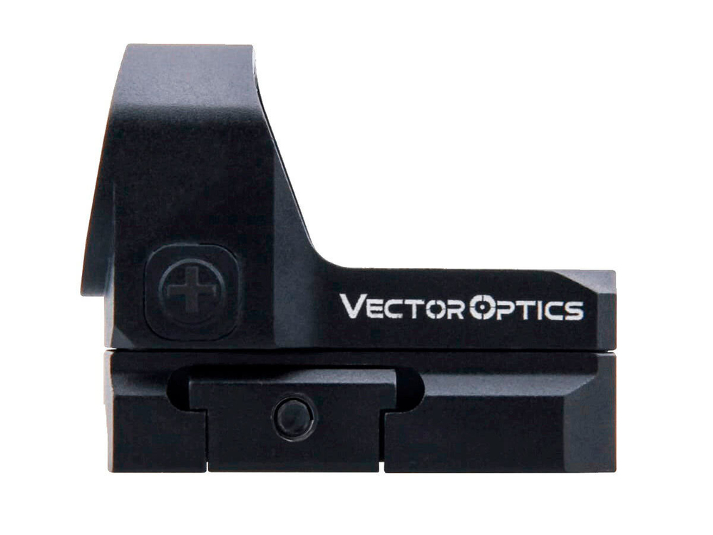 Коллиматор Vector Optics Frenzy-X 1x20x28, открытого типа, точка 3 МOA, красная, 8+2NV, на Weaver, IPX6, 56г