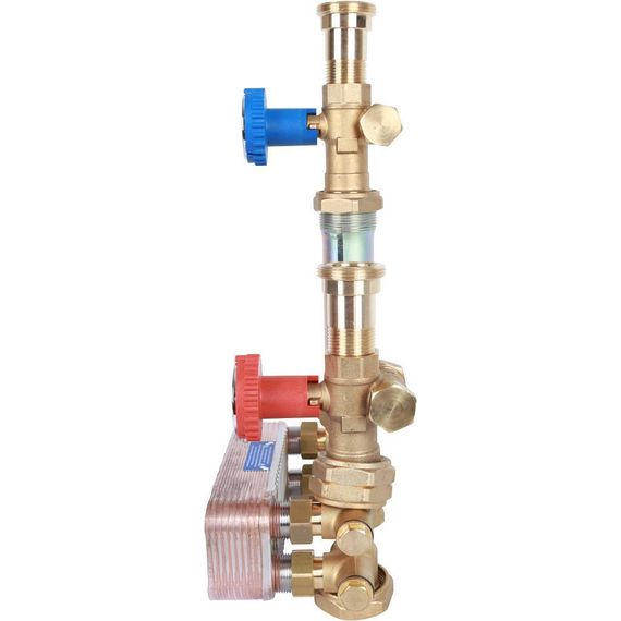 Насосная группа STOUT с теплообменником 28 пластин