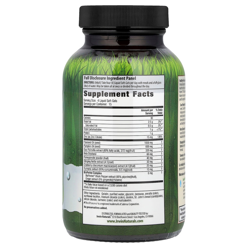 Irwin Naturals, Healthy-Flow Saw Palmetto™, 60 желатиновых капсул