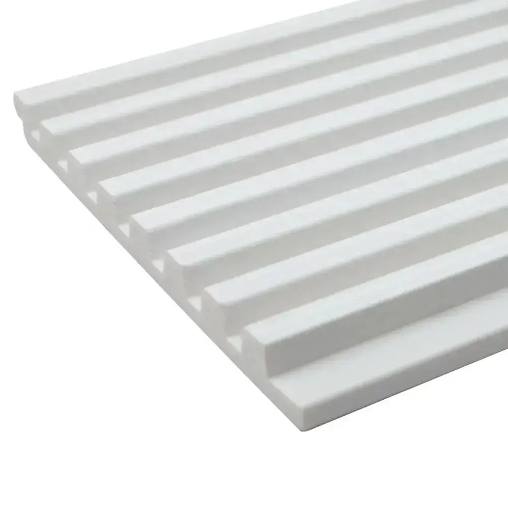 Стеновая панель 3D RAIL EAST (2700х120х12мм) Галс Белая