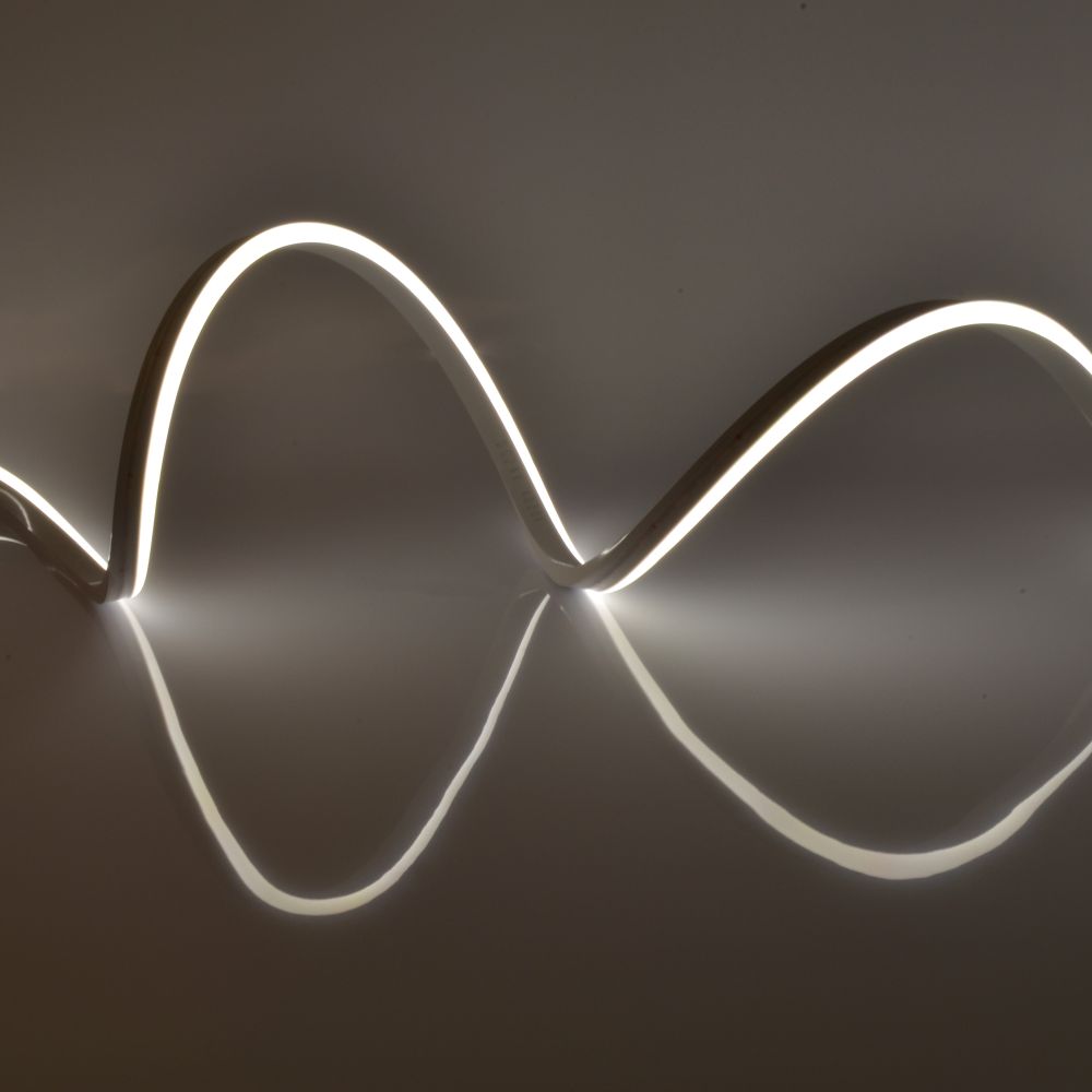 ULS-N21-2835-120LED-m-8mm-IP67-220V-8W-m-50M-4000K Светодиодная гибкая герметичная лента. NEON. Бобина 50 м. Белый свет 4000К. TM Uniel