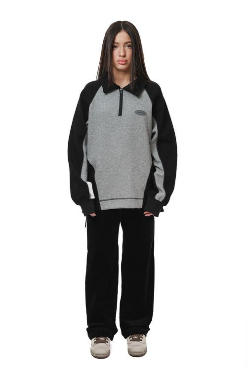 Толстовка Ymkashix College star черный/серый