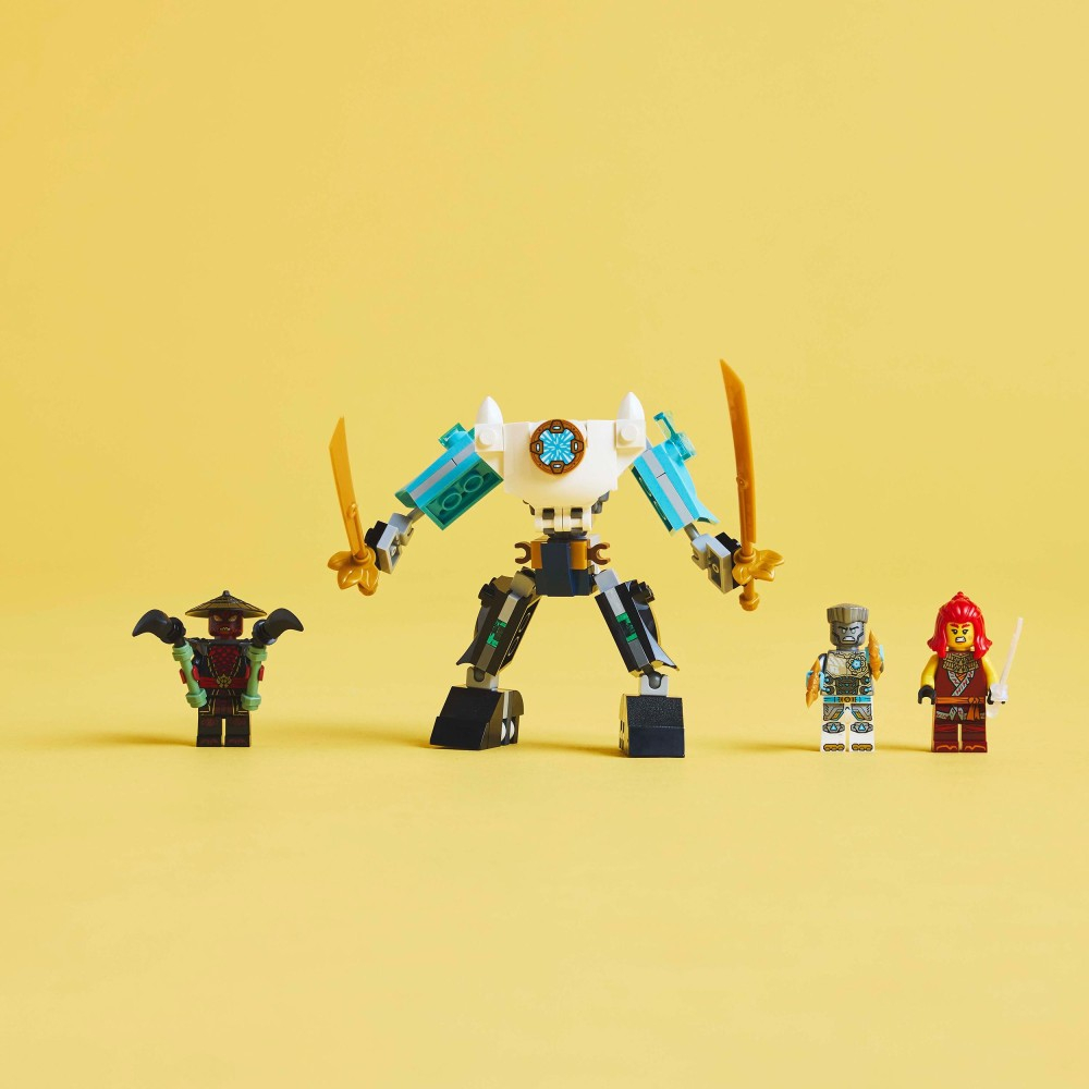Конструктор LEGO Ninjago 71827 Боевой бронированный мех Зейна арт. 71827 92 дет — фото 8