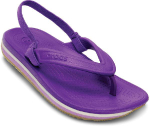 Шлепанцы Детские Crocs Retro Slingback Flat Neon Purple / Iris