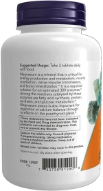 Витамины NOW Magnesium Citrate 100 таблеток