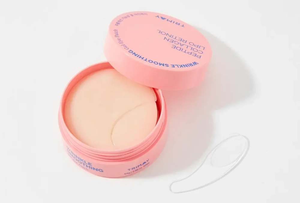 Trimay Разглаживающие патчи для век с пептидами и ретинолом Trimay Wrinkle Smoothing Gel Eye Patch