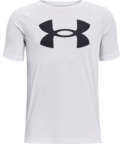 Футболка для мальчика теннисная Under Armour Tech Big Logo SS - белый