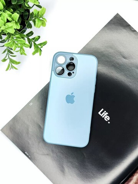 Накладка iPhone 14 PRO | AG Glass Case Sierra Blue
