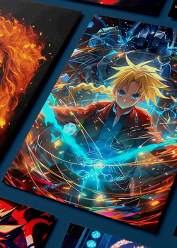 Картина на стену на металле от MetallSubArt "Стальной Алхимик"